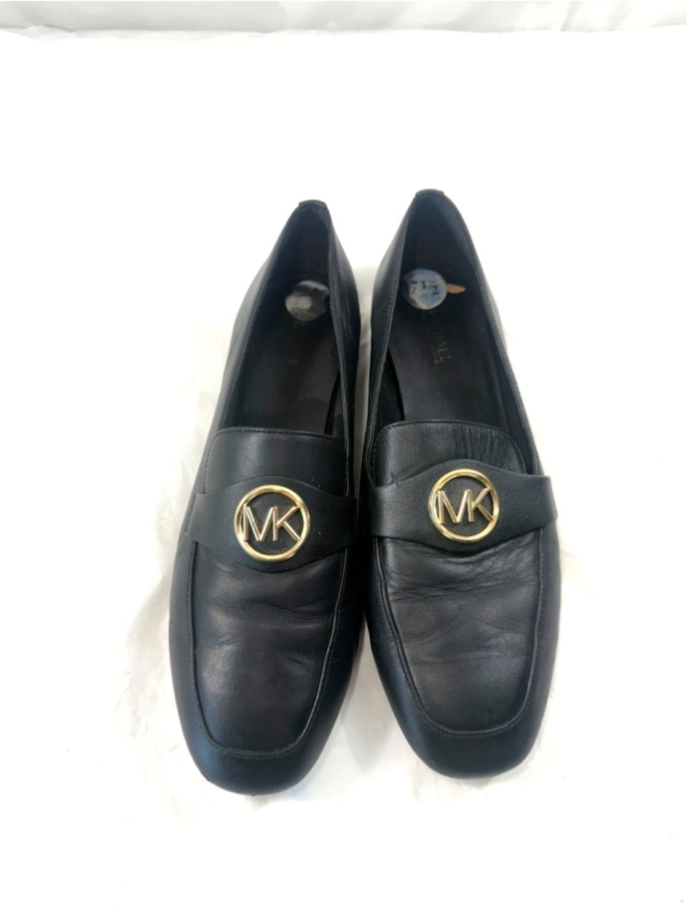 Michael Kors Heather Loafer Leather US 7.5 M Black